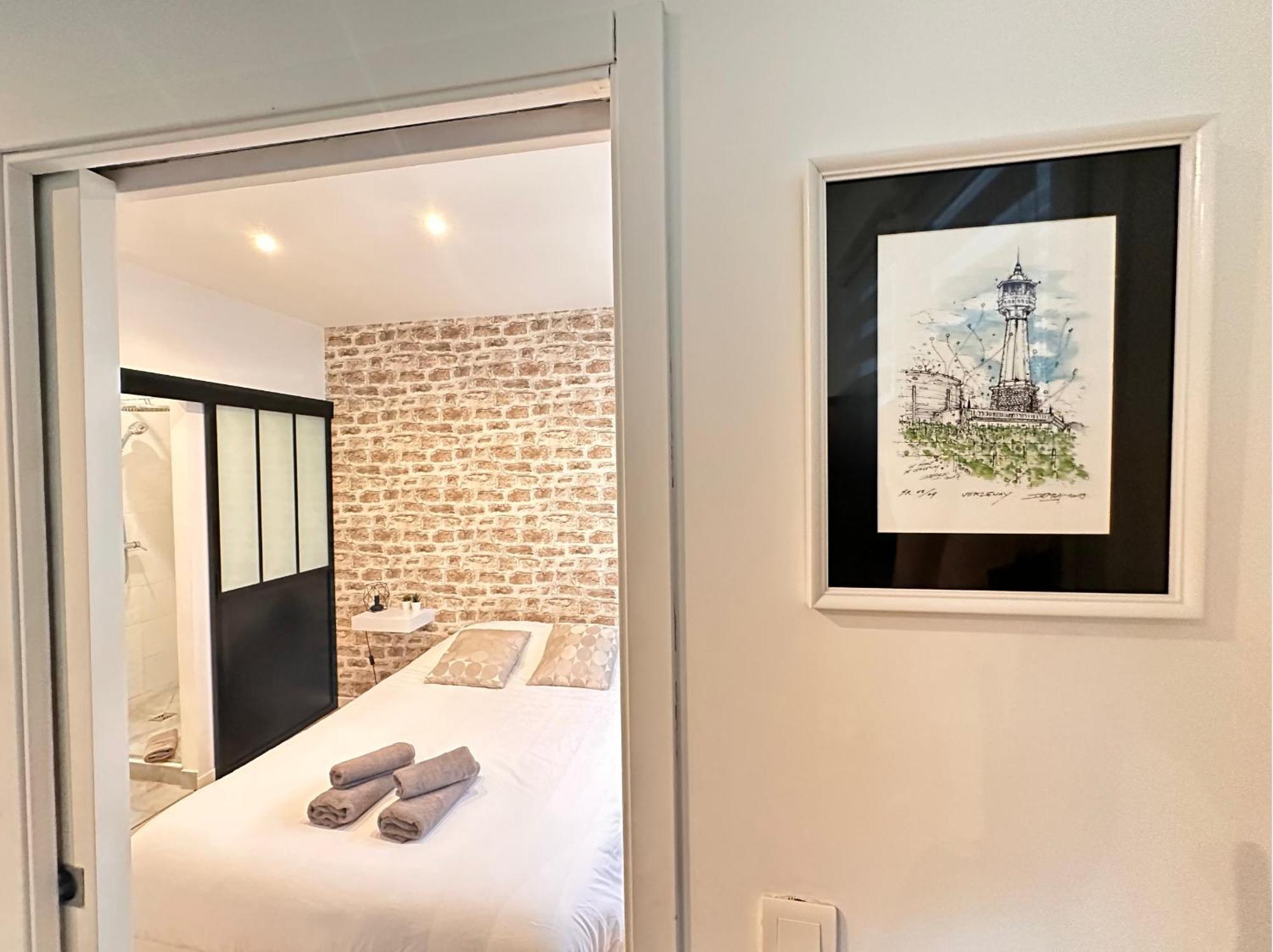 Le Remois - Charmant T2 - Renove - Parking - Cour Privative - Wifi Reims Exterior foto