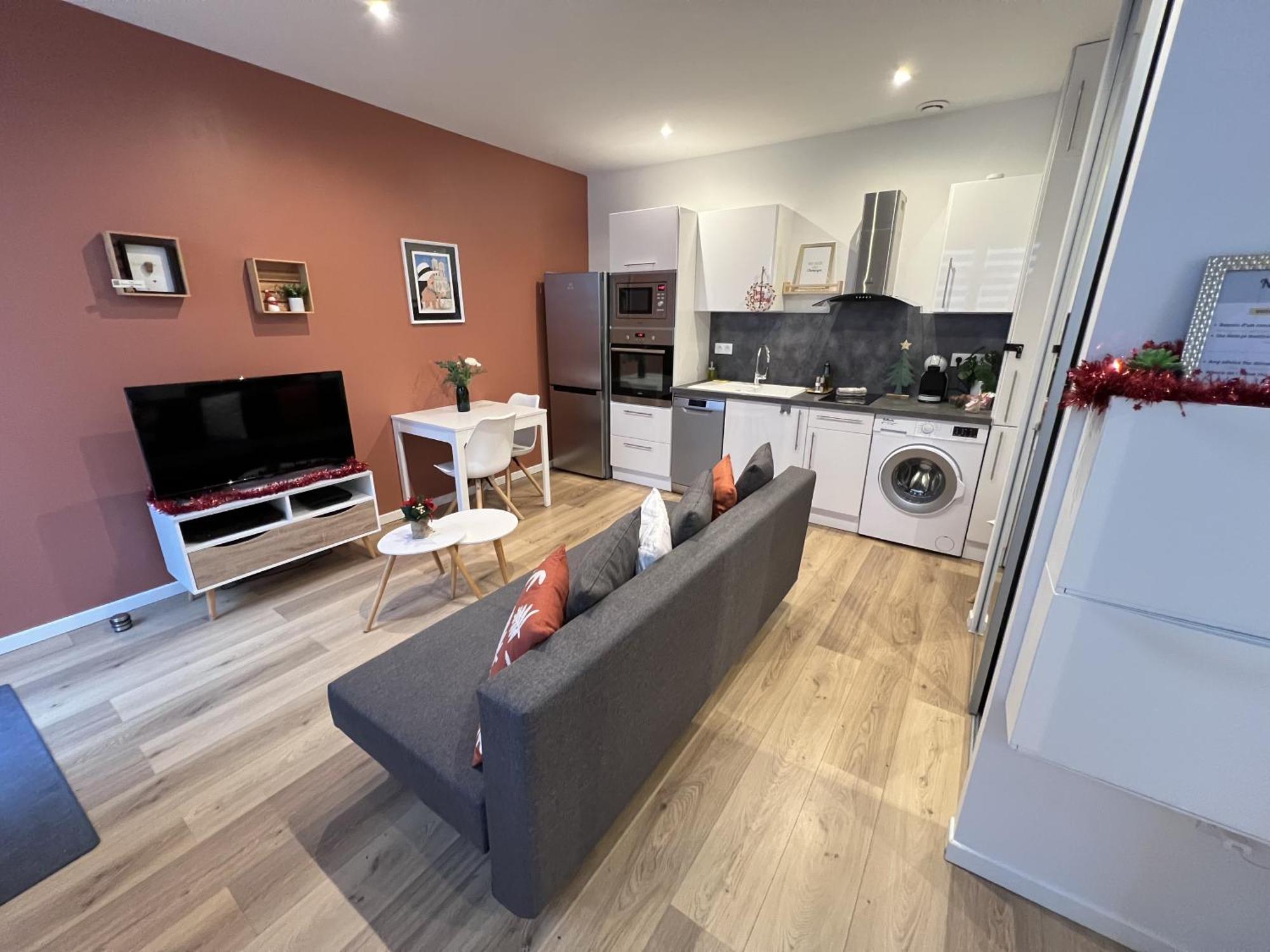 Le Remois - Charmant T2 - Renove - Parking - Cour Privative - Wifi Reims Exterior foto