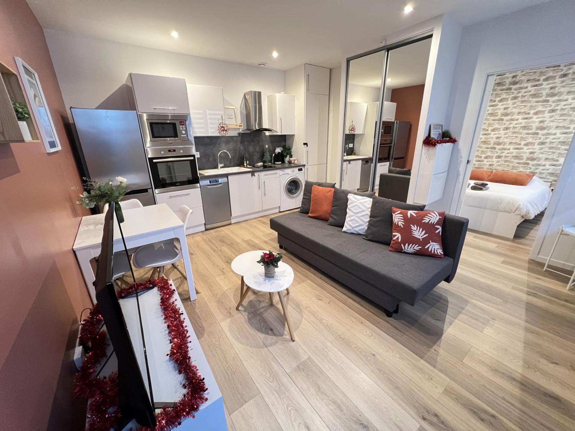 Le Remois - Charmant T2 - Renove - Parking - Cour Privative - Wifi Reims Exterior foto